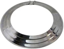 Bertrams Alu Rosette 14RO110-135 Ø 110-135 Mm, Verstellbar, Mit Klammer, Vernickelt