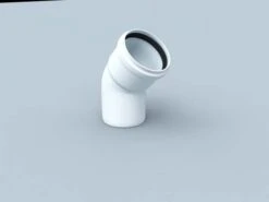 Bertrams Polyline EW Bogen 40BG45-60 45°, DN 60