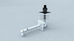 Bertrams Polyline EW Standardbausatz 3 40STB60-3 DN 60, Schachtmontage Mit Verbindungsstück, Mündung PE