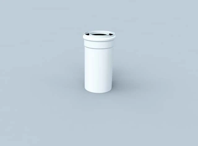 Bertrams Polyline LAS Rohr 41RL250-80 250 Mm, DN 80/125, Innen, Weiß 5 Bertrams Polyline LAS Rohr 41RL250-80 250 Mm, DN 80/125, Innen, Weiß – Bild 3