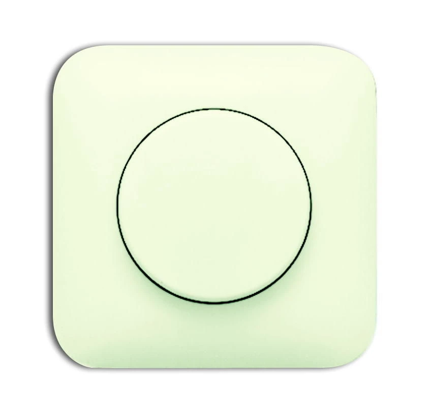 Universal Busch Jaeger Abdeckplatte Drehdimmer 2115 J-212 Weiss Busch Duro 2000 SI Mit Glimmlampe