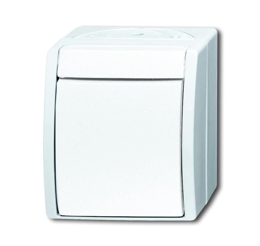 Universal Busch Jaeger Kreuzschalter 2601/7 W-54 Alpinweiß Ocean Aufputz 3 Universal Busch Jaeger Kreuzschalter 2601/7 W-54 Alpinweiß Ocean Aufputz