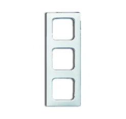 Universal Busch Jaeger Rahmen Reflex SI 2513-214K-102 Alpinweiss Ral 9010 IP 20 Für Geräteeinbaukanal 3f