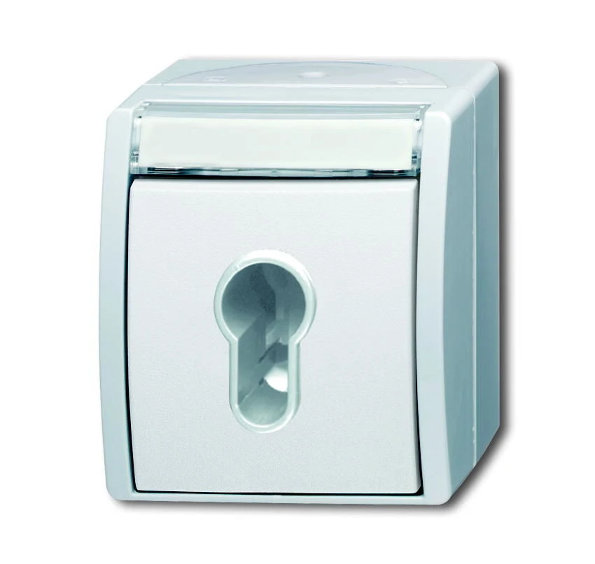 Universal Busch Jaeger Schlüsselschalter 2733 SLW-54 Alpinweiß Aufputz Ocean Aus, 1 Polig 3 Universal Busch Jaeger Schlüsselschalter 2733 SLW-54 Alpinweiß Aufputz Ocean Aus, 1 Polig