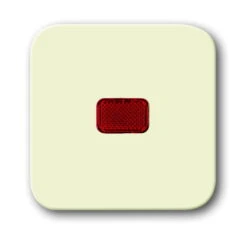 Universal Busch Jaeger Wippe Mit Roter Kalotte 2509-212 Weiss Duro 2000 SI