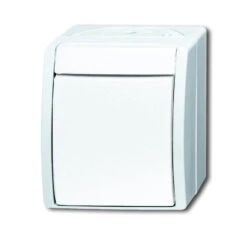 Universal Busch Jaeger Wipptaster Schließer 2621 W-54 Alpinweiß Ocean Aufputz