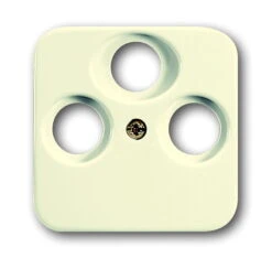 Universal Busch Jaeger Zentralscheibe Rad.TV/SAT 1743-03-212 Weiss Busch Duro 2000 SI