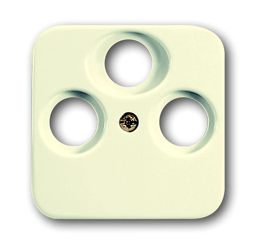 Universal Busch Jaeger Zentralscheibe Rad.TV/SAT 1743-03-212 Weiss Busch Duro 2000 SI