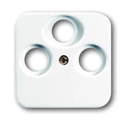 Universal Busch Jaeger Zentralscheibe Rad.TV/SAT 1743-03-214 Alpinweiss Reflex SI