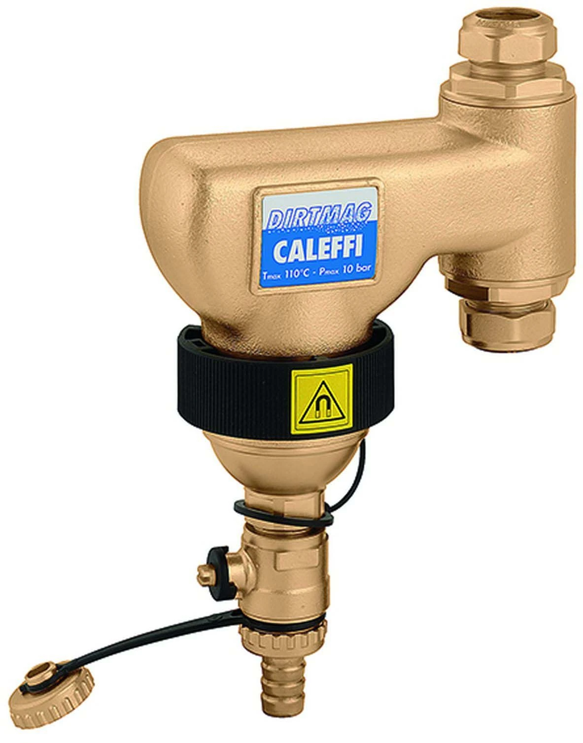 Caleffi Dirtmag Schlammabscheider 546803 Messing, Ø 28mm, Mit Magnet 3 Caleffi Dirtmag Schlammabscheider 546803 Messing, Ø 28mm, Mit Magnet