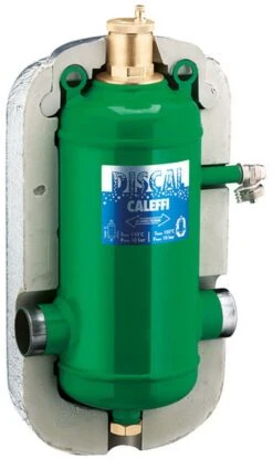 Caleffi Discal Mikroblasenabscheider 551123 DN 125, Stahl-Gehäuse, Schweißanschlüsse, Mit Isolierung