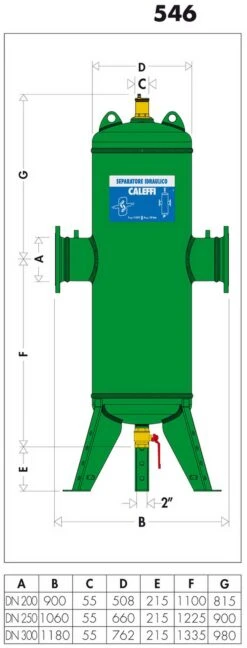 Caleffi DiscalDirt Mikroblasen-Schlammabscheider 546200 DN 200, Stahl-Gehäuse, Flanschanschlüsse, Ohne Isolierung -Heimwerkzeuge Caleffi DiscalDirt Mikroblasen Schlammabscheider 546200 DN 200 Stahl Gehaeuse Flanschanschluesse ohne Isolierung 1