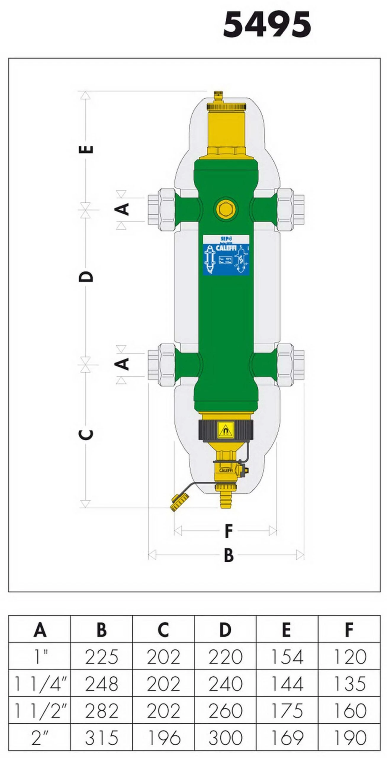 Caleffi Multifunktions-Weiche 549509 2" IG, Hydraulisch, Mit Verschraubung Und Isolierung 4 Caleffi Multifunktions-Weiche 549509 2" IG, Hydraulisch, Mit Verschraubung Und Isolierung – Bild 2