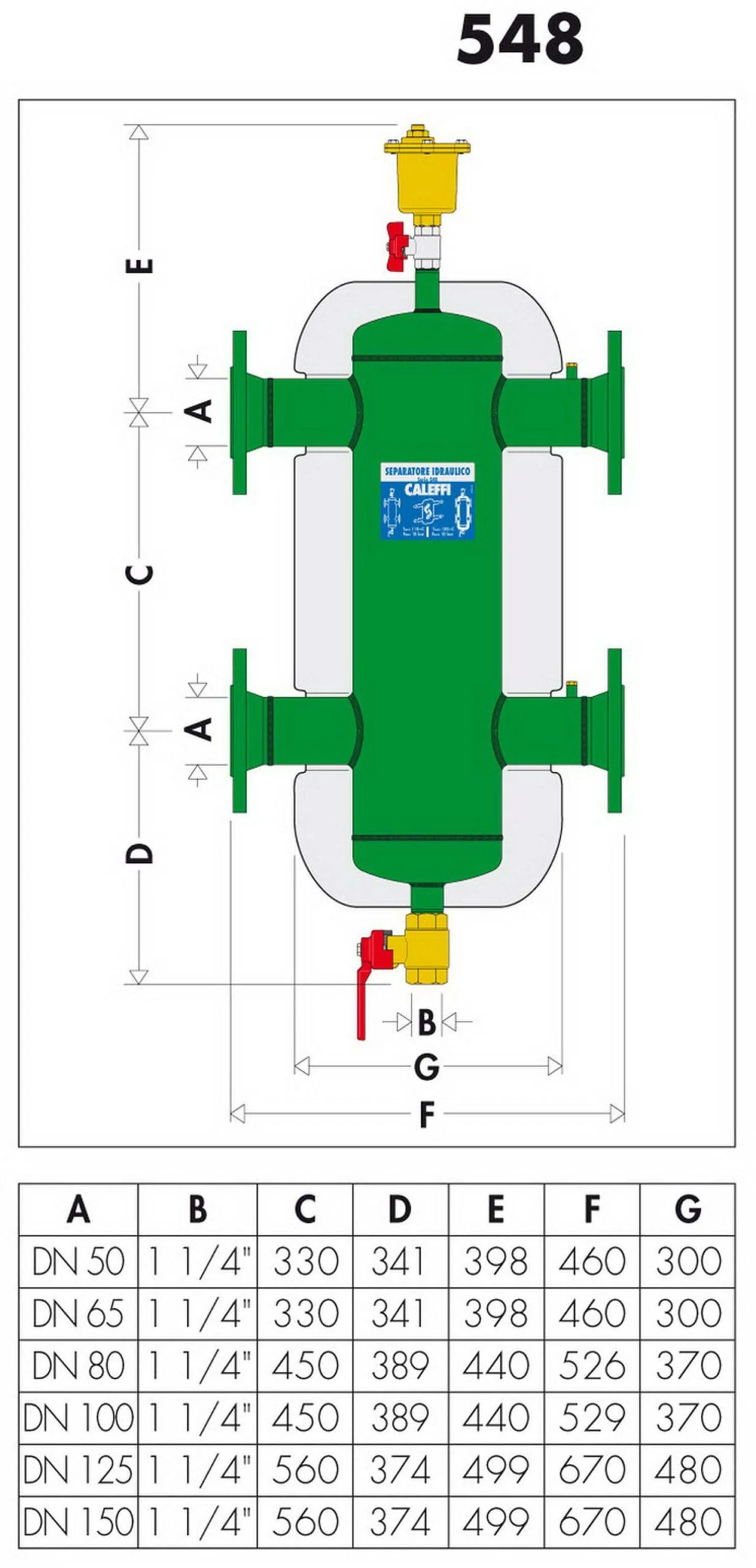 Caleffi Weiche 548052 DN 50, Hydraulisch, Mit Flanschanschluss Und Isolierung 4 Caleffi Weiche 548052 DN 50, Hydraulisch, Mit Flanschanschluss Und Isolierung – Bild 2