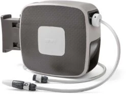 Ewuaqua Wandschlauchbox 72098 35 M, 1/2" Gewebeverstärkter Schlauch, Automatisch