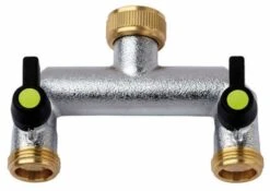 Ewuaqua Zwei-Wege-Verteiler 73469C 3/4", Verchromt