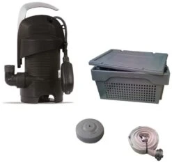 Ewuaqua I-Flut Tauchmotorpumpe 10202 8 Cbm/h, P1 440 W, P2 210 W, Anti-Flut-Set