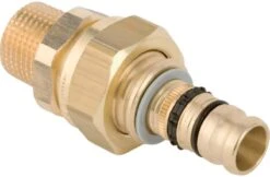 Geberit Mepla Übergangsverschraubung 603590005 Ø 26mmxR 3/4, Rotguss, Mit AG