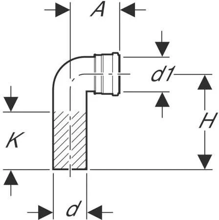 Geberit Pe Anschlussbogen 367070161 DN 100/90, 90Grad, PE-HD, Für Wand-WC 4 Geberit Pe Anschlussbogen 367070161 DN 100/90, 90Grad, PE-HD, Für Wand-WC – Bild 2