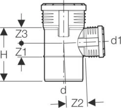 Geberit Silent PP Abzweig 390547141 DN 100/40, 87,5Grad, Schalloptimiert -Heimwerkzeuge Geberit Silent PP Abzweig 390547141 DN 100 40 875Grad schalloptimiert 1