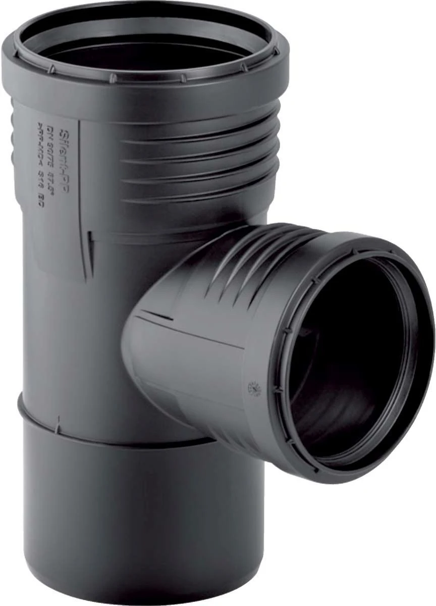 Geberit Silent PP Abzweig 390652141 DN 125/125, 87,5Grad, Schalloptimiert 3 Geberit Silent PP Abzweig 390652141 DN 125/125, 87,5Grad, Schalloptimiert