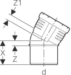 Geberit Silent Pro Bogen 393421141 DN 90, 30°, Hochschalldämmend 5 Geberit Silent Pro Bogen 393421141 DN 90, 30°, Hochschalldämmend -Heimwerkzeuge Geberit Silent Pro Bogen 393421141 DN 90 30° hochschalldaemmend 1