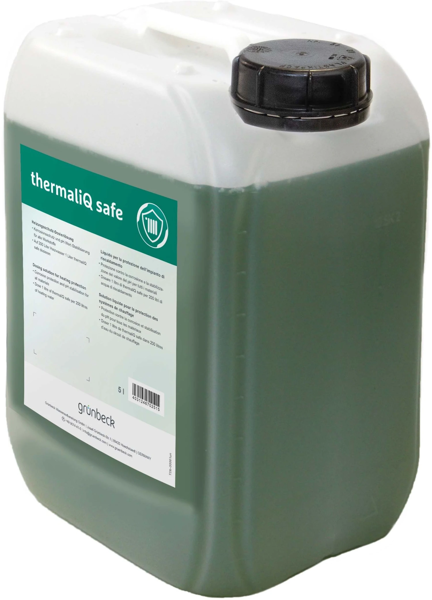 Grünbeck ThermaliQ Heizungsschutz-Dosierflüssigkeit 170077 Safe Gebinde 5 L 3 Grünbeck ThermaliQ Heizungsschutz-Dosierflüssigkeit 170077 Safe Gebinde 5 L