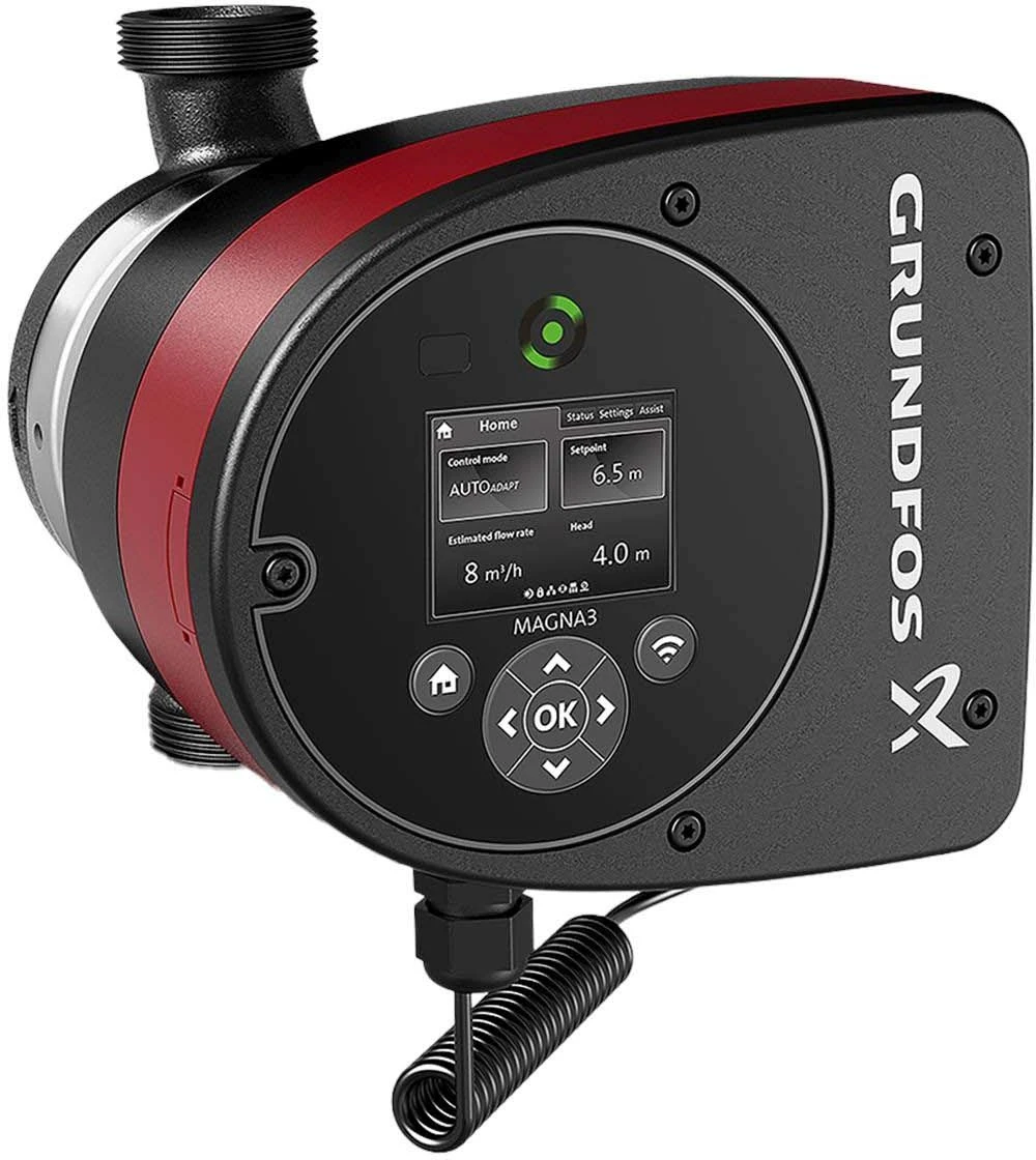 Grundfos Magna3 Heizungsumwälzpumpe 97924641 32-80, 180 Mm, PN 16, 230 V 3 Grundfos Magna3 Heizungsumwälzpumpe 97924641 32-80, 180 Mm, PN 16, 230 V