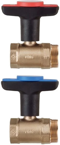 Heimeier Anschlussset 1 Für Dynacon 9339-01.800 Globo Kugelhähne DN 20