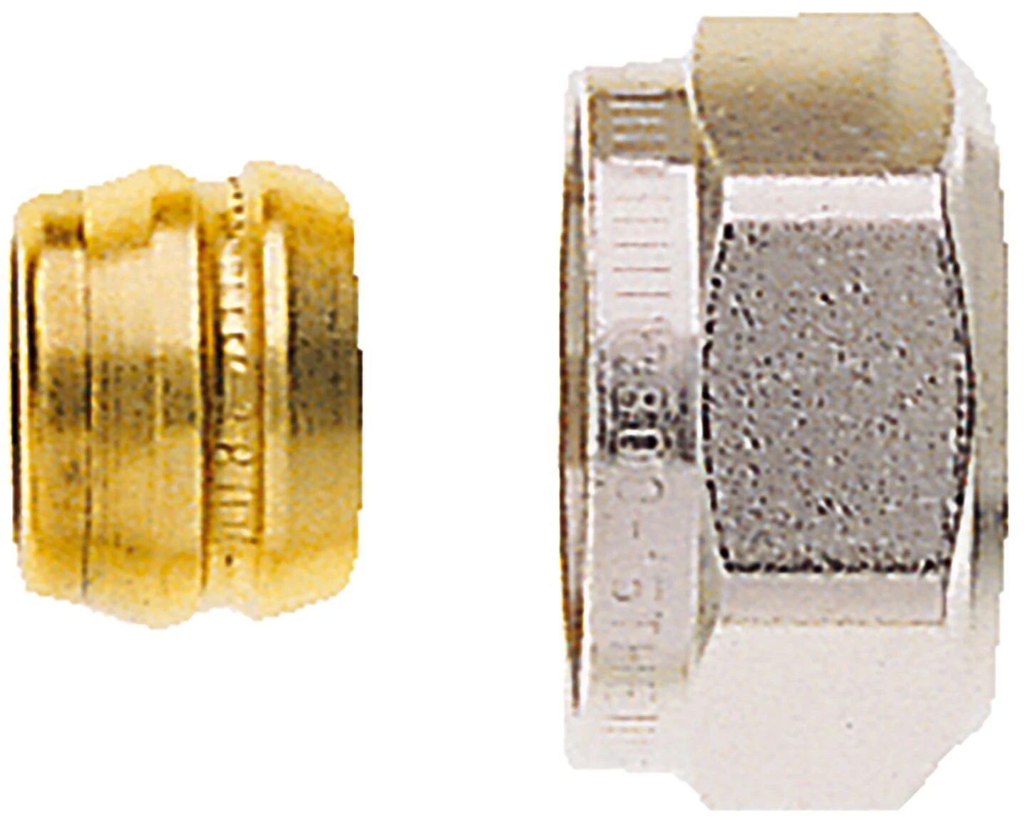 Heimeier Klemmverschraubung 3800-15.351 15mm, Vernickelt, Für Kupfer-/Präzisionsrohr, M 24x1,5 AG 3 Heimeier Klemmverschraubung 3800-15.351 15mm, Vernickelt, Für Kupfer-/Präzisionsrohr, M 24x1,5 AG