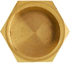 Heimeier Verschlusskappe 2001-01.314 Rp 3/8, Messing