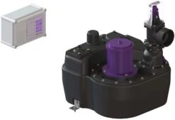 Kessel-Hebeanlage Aqualift-F 28644 Mit Absperreinrichtung