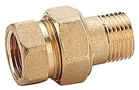 Opal R18 Radiatorverschraubung R18Y002 Messing, 3/8", IG/AG, Durchgang 3 Opal R18 Radiatorverschraubung R18Y002 Messing, 3/8", IG/AG, Durchgang