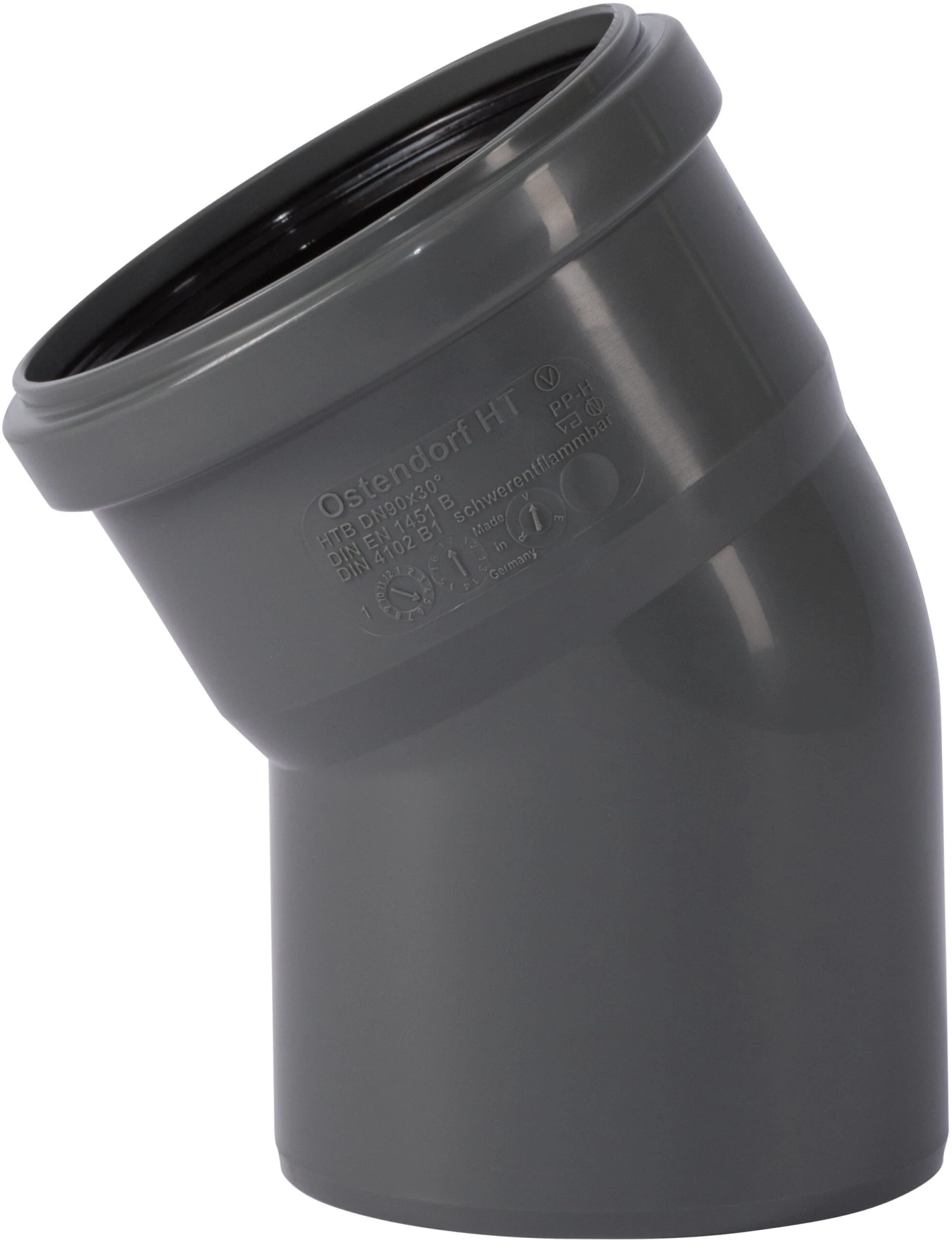 Ostendorf HTsafe HTsafe-Bogen 174110 DN/OD 90, 30° 3 Ostendorf HTsafe HTsafe-Bogen 174110 DN/OD 90, 30°