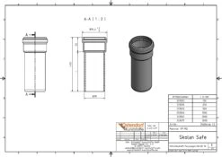Ostendorf SKOLAN Safe SKOLANsafe-Rohr 333000 DN/OD 78, 150 Mm, Mit Muffe -Heimwerkzeuge Ostendorf SKOLAN safe SKOLANsafe Rohr 333000 DN OD 78 150 mm mit Muffe 1
