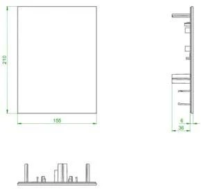 Oventrop Unibox Abdeckung 1022775 Echtglas Schwarz, Geschlossen 6 Oventrop Unibox Abdeckung 1022775 Echtglas Schwarz, Geschlossen – Bild 4