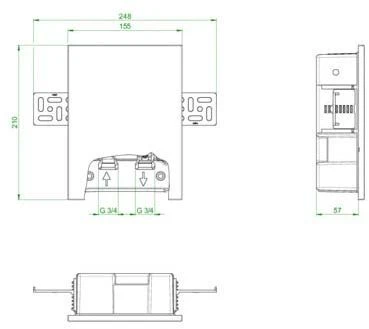 Oventrop Unibox Temperaturregelung 1022737 R-Tronic Weiß, Für Raum Und Rücklauf 4 Oventrop Unibox Temperaturregelung 1022737 R-Tronic Weiß, Für Raum Und Rücklauf – Bild 2