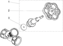 Schlösser Freistromventil 0015052000001 DN 20, Rp 3/4, Ohne Entleerung, Steigende Spindel -Heimwerkzeuge Schloesser Freistromventil 0015052000001 DN 20 Rp 3 4 ohne Entleerung steigende Spindel 2