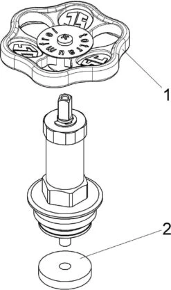 Schlösser Freistromventil-Oberteil 0018183200001 DN 32, G 1 1/4, Messing, Nichtsteigende Spindel 7 Schlösser Freistromventil-Oberteil 0018183200001 DN 32, G 1 1/4, Messing, Nichtsteigende Spindel -Heimwerkzeuge Schloesser Freistromventil Oberteil 0018183200001 DN 32 G 1 1 4 Messing nichtsteigende Spindel 2