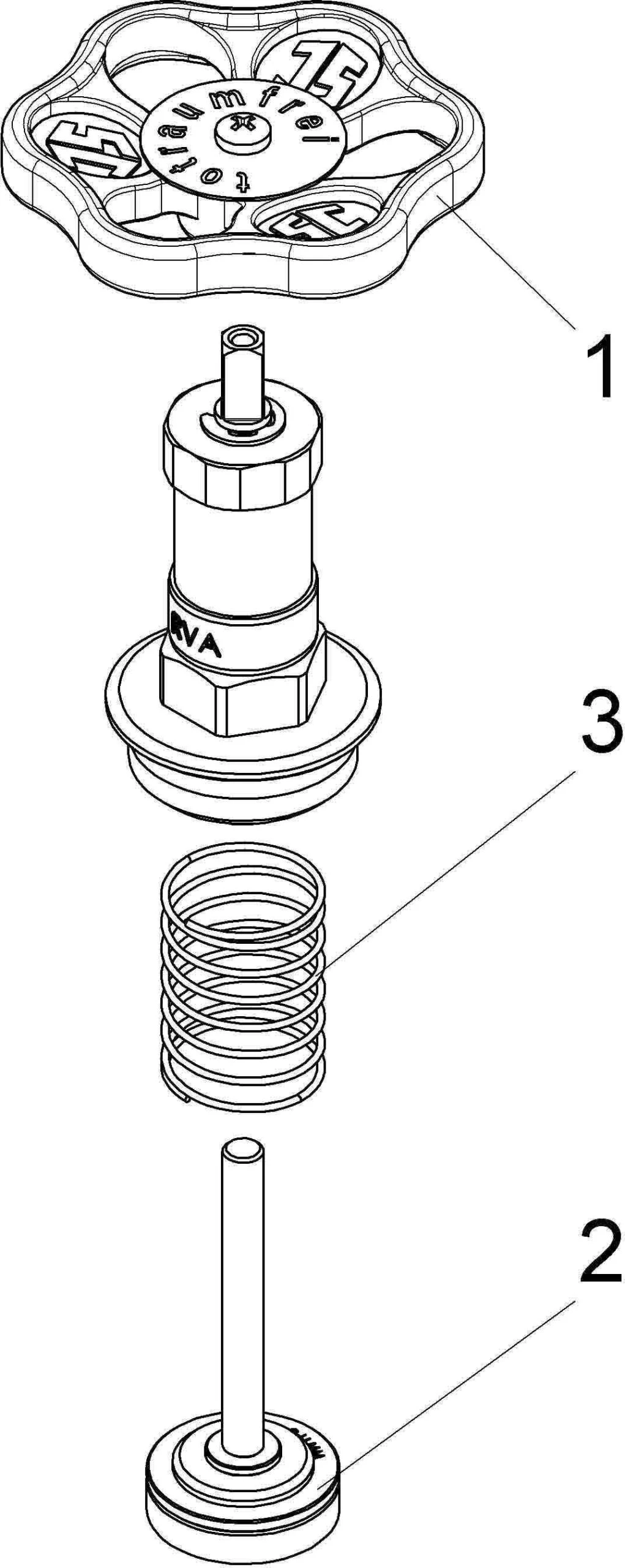 Schlösser KFR-Ventil-Oberteil 0018212000001 DN 20, G 3/4, Messing, Nichtsteigende Spindel 5 Schlösser KFR-Ventil-Oberteil 0018212000001 DN 20, G 3/4, Messing, Nichtsteigende Spindel – Bild 3