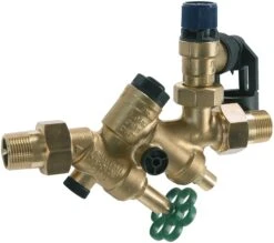 Syr - Sasserath Sicherheitsgruppe 0024.20.001 DN 20, 8 Bar, R 3/4, Rohgelb