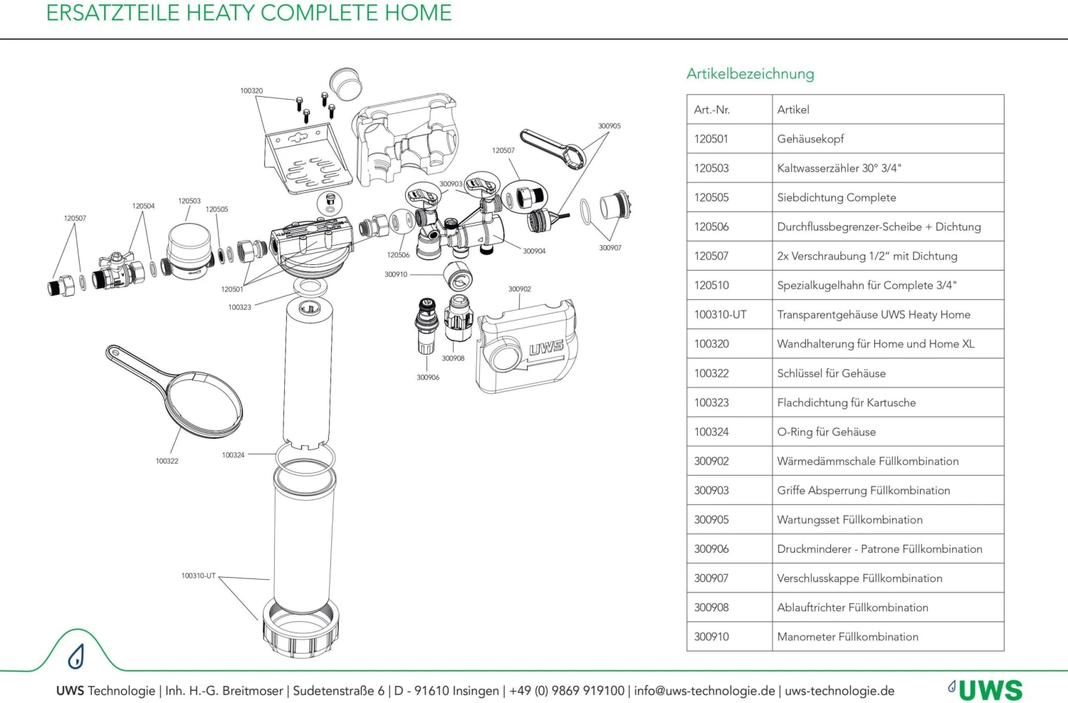 UWS Heaty Nachspeiseeinheit 100330 Max. Füllleistung 60 L/h 5 UWS Heaty Nachspeiseeinheit 100330 Max. Füllleistung 60 L/h – Bild 3