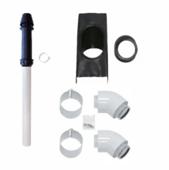 Vaillant Abgassystem Schrägdach Komplettpaket, DN 60/100, Schwarz