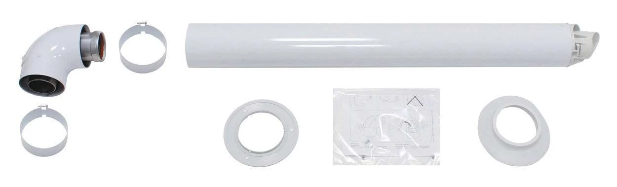 Vaillant Dachdurchführung Ø 60/100 Alu 303835 Waagerecht, Basis Anschlussset, Weiß 3 Vaillant Dachdurchführung Ø 60/100 Alu 303835 Waagerecht, Basis Anschlussset, Weiß