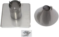 Vaillant Schachtabdeckung 0020021007 DN 80, Für Abgasleitung, Edelstahl