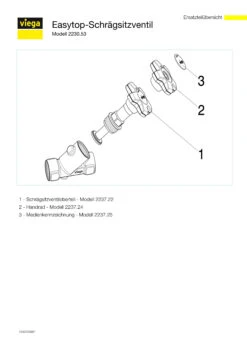 Viega Easytop Schrägsitzventil 756741 DN 32, Rp 1 1/4, Rotguss, Für Wasserzählerbügel -Heimwerkzeuge Viega Easytop Schraegsitzventil 756741 DN 32 Rp 1 1 4 Rotguss fuer Wasserzaehlerbuegel 2