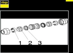 Viega Kupplung Maxiplex 9041 63 Mm, Rotguss -Heimwerkzeuge Viega Kupplung Maxiplex 9041 63 mm Rotguss 1