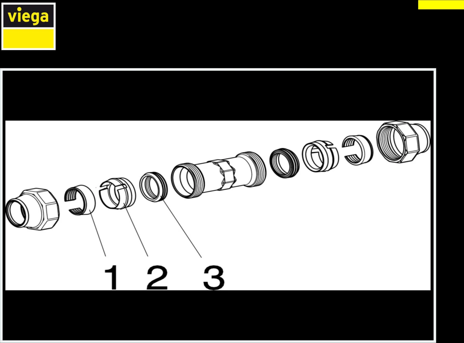 Viega Maxiplex Kupplung 277536 Ø 40 Mm, Rotguss, Verschraubung, Ohne Innenanschlag 4 Viega Maxiplex Kupplung 277536 Ø 40 Mm, Rotguss, Verschraubung, Ohne Innenanschlag – Bild 2