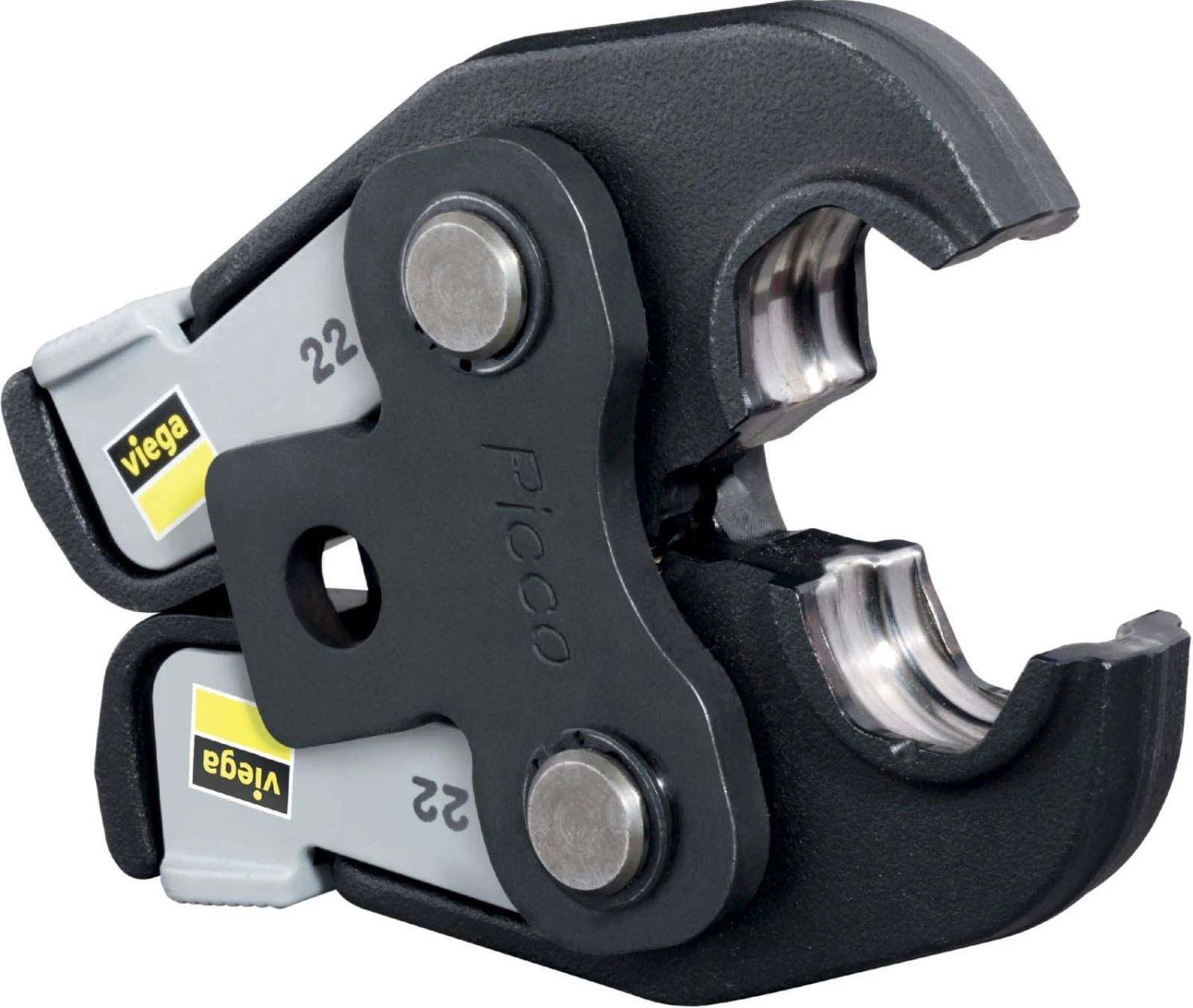 Viega Picco Pressbacke 735388 15mm, Stahl Phosphatiert, Schnappfunktion 3 Viega Picco Pressbacke 735388 15mm, Stahl Phosphatiert, Schnappfunktion