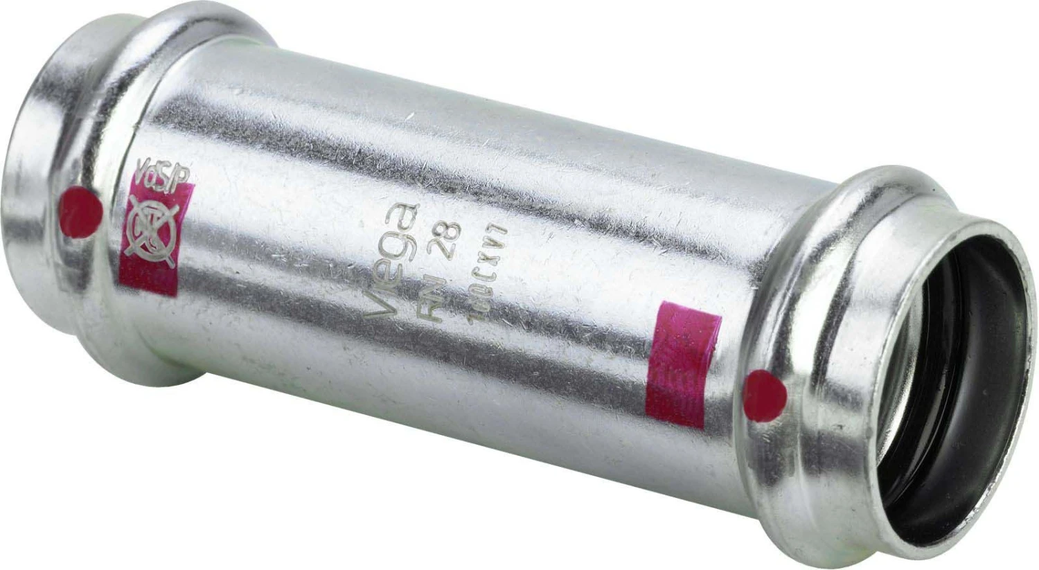 Viega Prestabo Schiebemuffe 558109 42 Mm, Stahl Unlegiert, SC-Contur 3 Viega Prestabo Schiebemuffe 558109 42 Mm, Stahl Unlegiert, SC-Contur